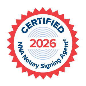 2026 Certified NNA Notary Signing Agent badge